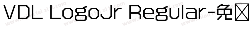 VDL LogoJr Regular字体转换